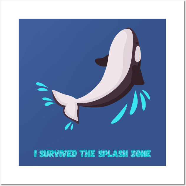 Splash Zone Wall Art by MultiversiTee